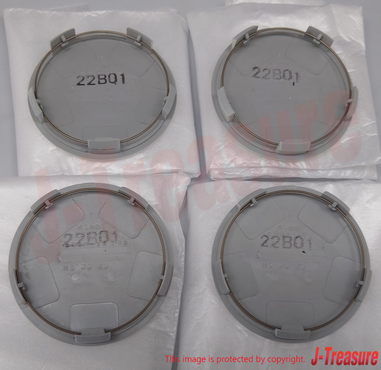 HONDA NSX-02R NA2 Genuine Championship White Wheel Center Cap 44732-SL0-960 x4