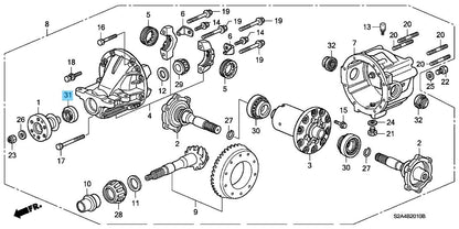 HONDA S2000 AP1 AP2 2000-2009 Genuine Differential Oil Seal 91201-PCZ-003 OEM