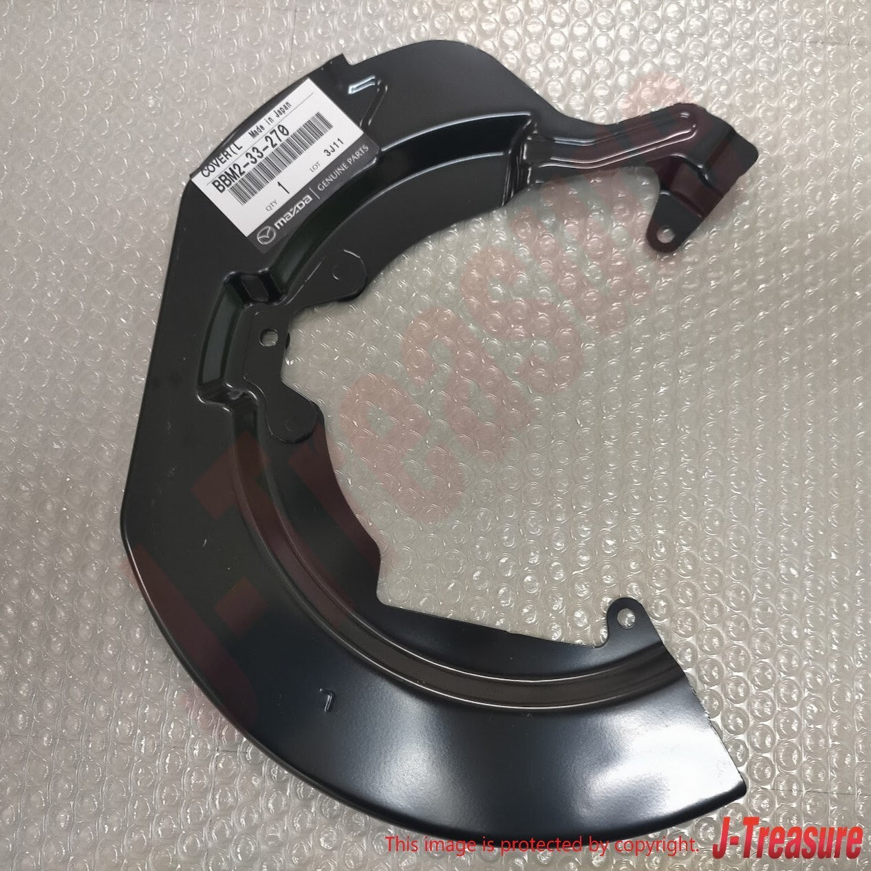 MAZDA MAZDA3 BK BL 08-13 Genuine Front Brake Splash Shield LH BBM2-33-270 OEM