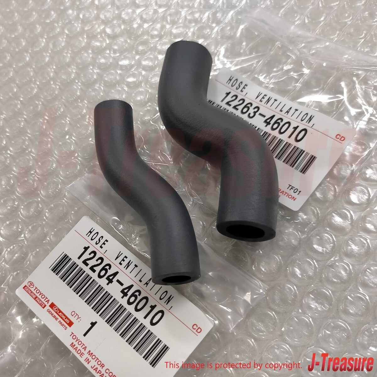 TOYOTA SUPRA JZA80 93-98 Genuine 2JZ-GTE Ventilation Hose No.3 & No.4 Set OEM