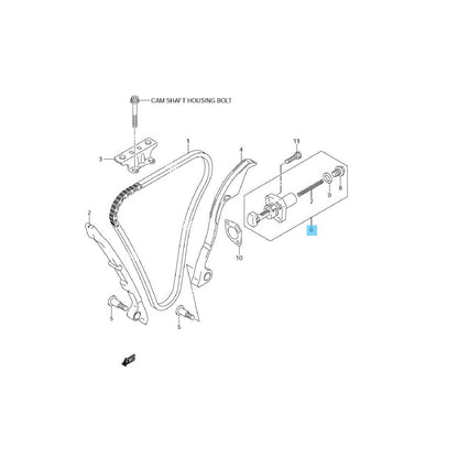 SUZUKI GSX-R600 GSX-R750 '06-07 Genuine Tensioner Adjuster Assy 12830-44G00 OEM