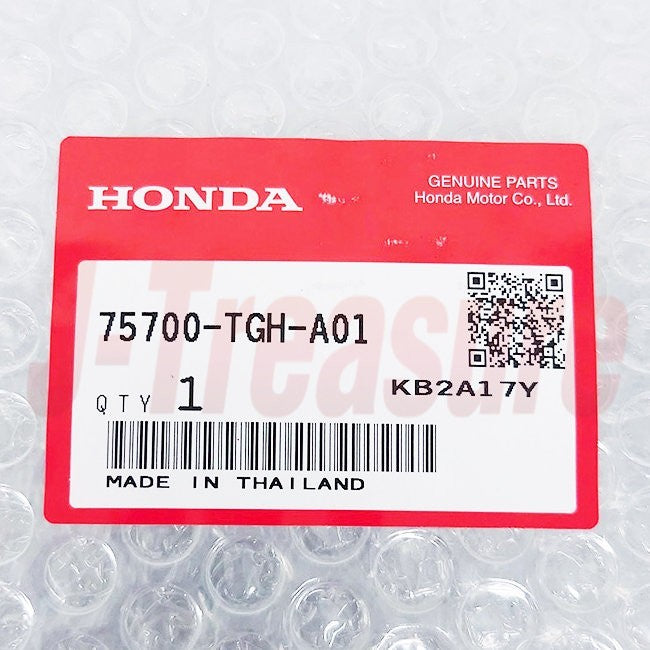 HONDA CIVIC Type R FK8 2017-2019 Genuine Front Red Emblem & Push Nut(x2) Set OEM