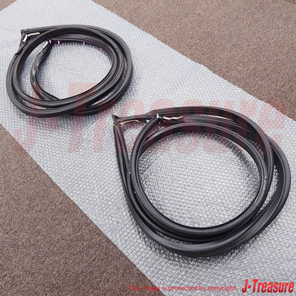 MITSUBISHI LANCER EVO4 CN9A EVO5 6 CP9A Genuine Front Door Weatherstrip Set OEM
