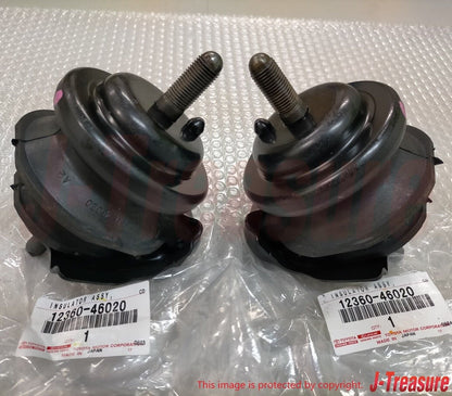 TOYOTA SOARER LEXUS SC300 SC400 Genuine 1JZ-GTE 2JZ-GTE Engine Mount x2 Set OEM