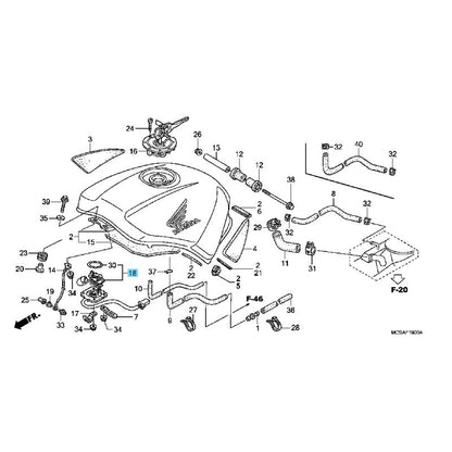 HONDA PAN-EUROPEAN ST1300 2003-2010 Genuine Fuel Unit Set 37080-MCS-G00 OEM