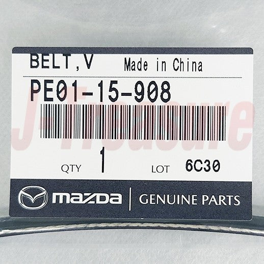 MAZDA CX-5 KE 2.0L 2012-(EUR) Genuine Water Pump Belt'V' PE01-15-908 OEM
