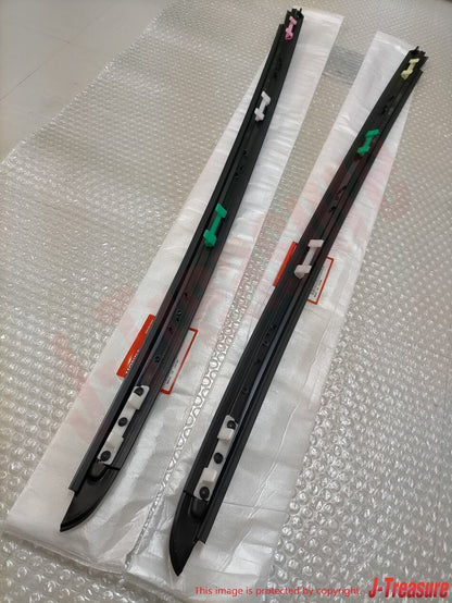 HONDA CIVIC ES# 4D 01-05 Genuine Fr/Windshield Side Garnish RH & LH & Clip F Set