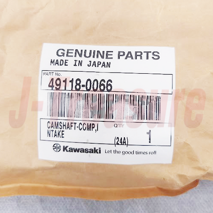 KAWASAKI KX250F 2004-2010 Genuine Intake Camshaft Comp 49118-0066 OEM