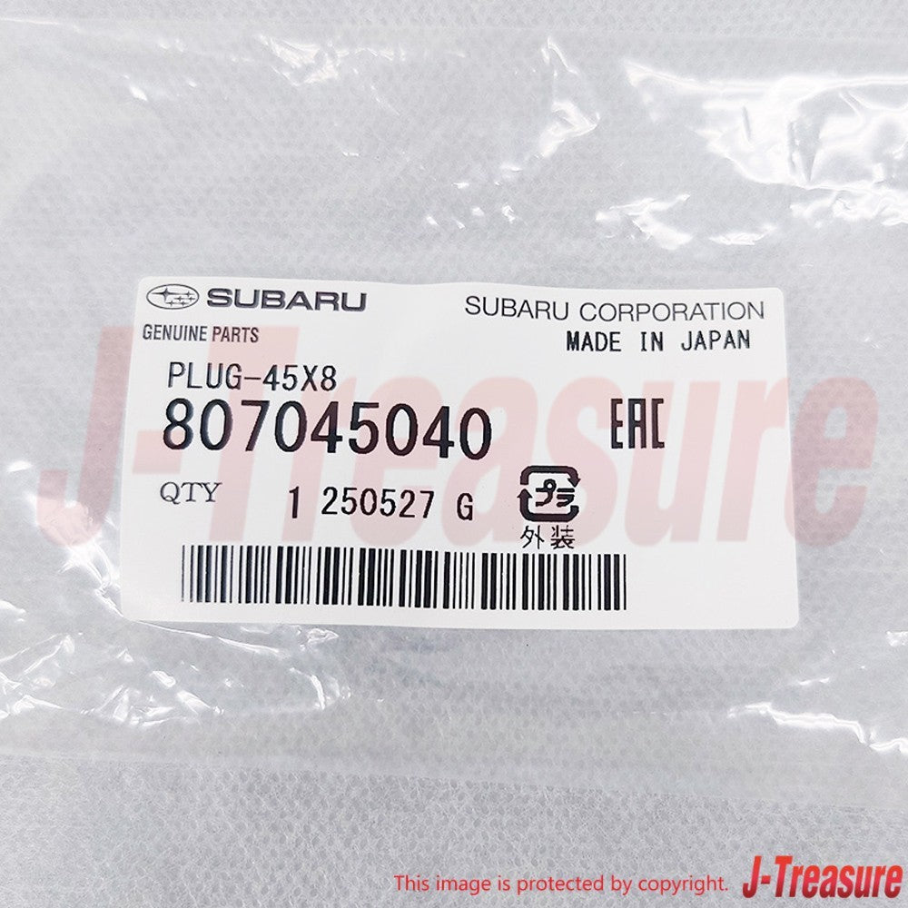 SUBARU IMPREZA GD GE 1993-2011 Genuine Camshaft Plug 807045040 x2 set OEM