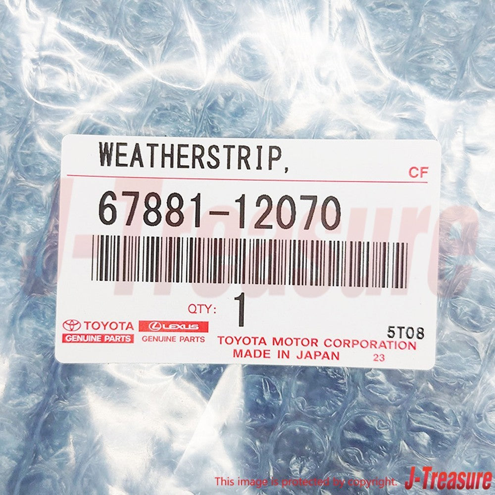TOYOTA LEVIN TRUENO AE86 Genuine 3Door Hatch Back Door Weatherstrip Seal OEM