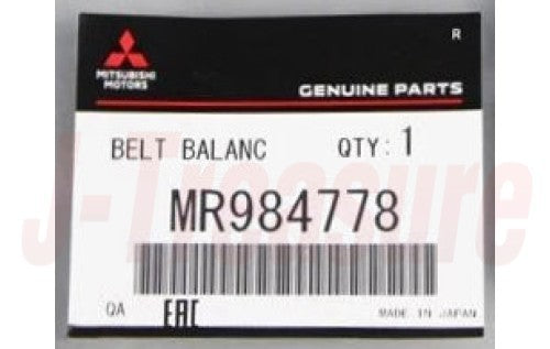 MITSUBISHI LANCER EVO 8 9 CT9A '03-06 Genuine Balancer Timing Belt MR984778 OEM