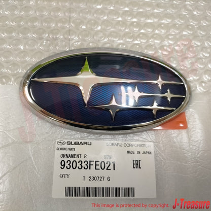 SUBARU IMPREZA WRX STI GDB 06-07 Genuine Subaru Oval Rear Emblem 93033FE021 OEM