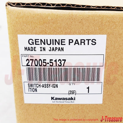 KAWASAKI NINJA ZX-10R ZX1000 '06-10 Genuine Ignition Switch Assy 27005-5137 OEM