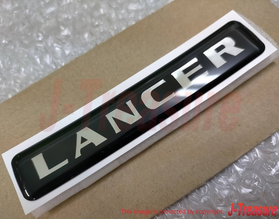 MITSUBISHI LANCER EVOLUTION 7 EVO7 CT9A Genuine "LANCER" Trunk Lid Emblem Budge