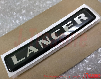 MITSUBISHI LANCER EVOLUTION 7 EVO7 CT9A Genuine "LANCER" Trunk Lid Emblem Budge