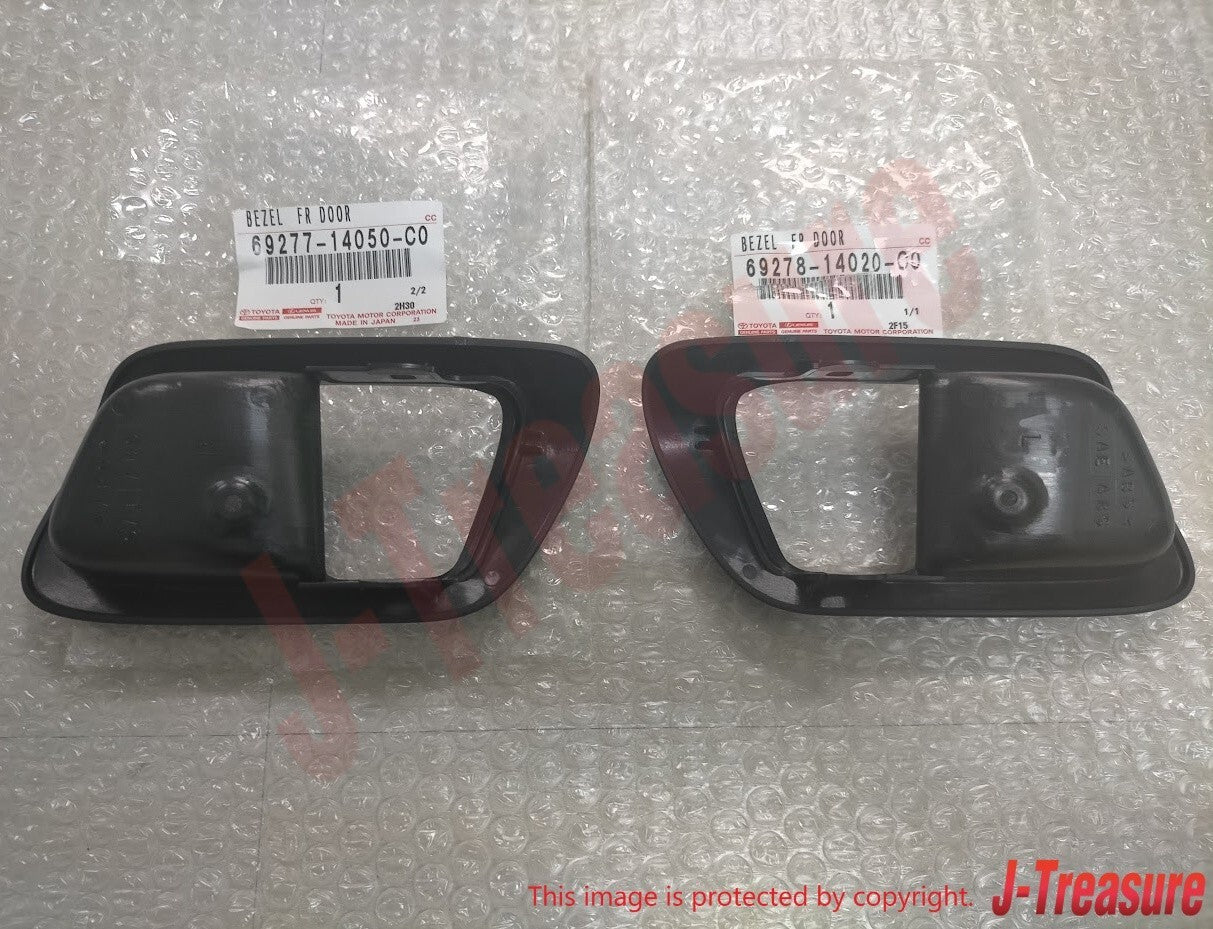 TOYOTA SUPRA JZA80 MK4 93-98 Genuine Inner Door Handle Bezel Right Left Set OEM