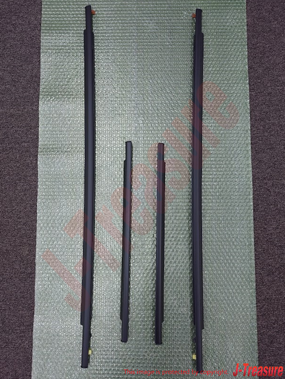 TOYOTA FJ CRUISER 07-14 Genuine Outer Door Glass Moulding Weatherstrip Set OEM