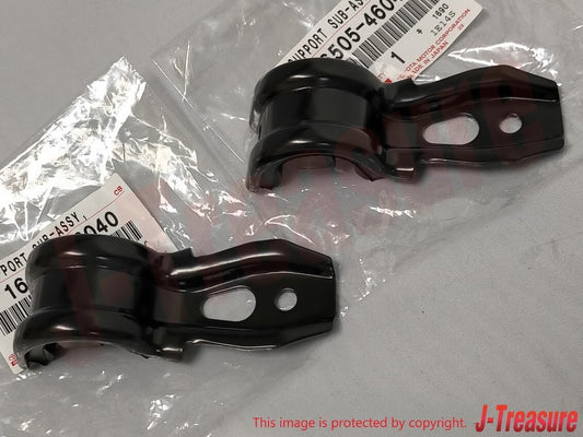 TOYOTA SUPRA JZA80 93-98 Genuine Radiator Upper Support Stay 16505-46040 x2 OEM