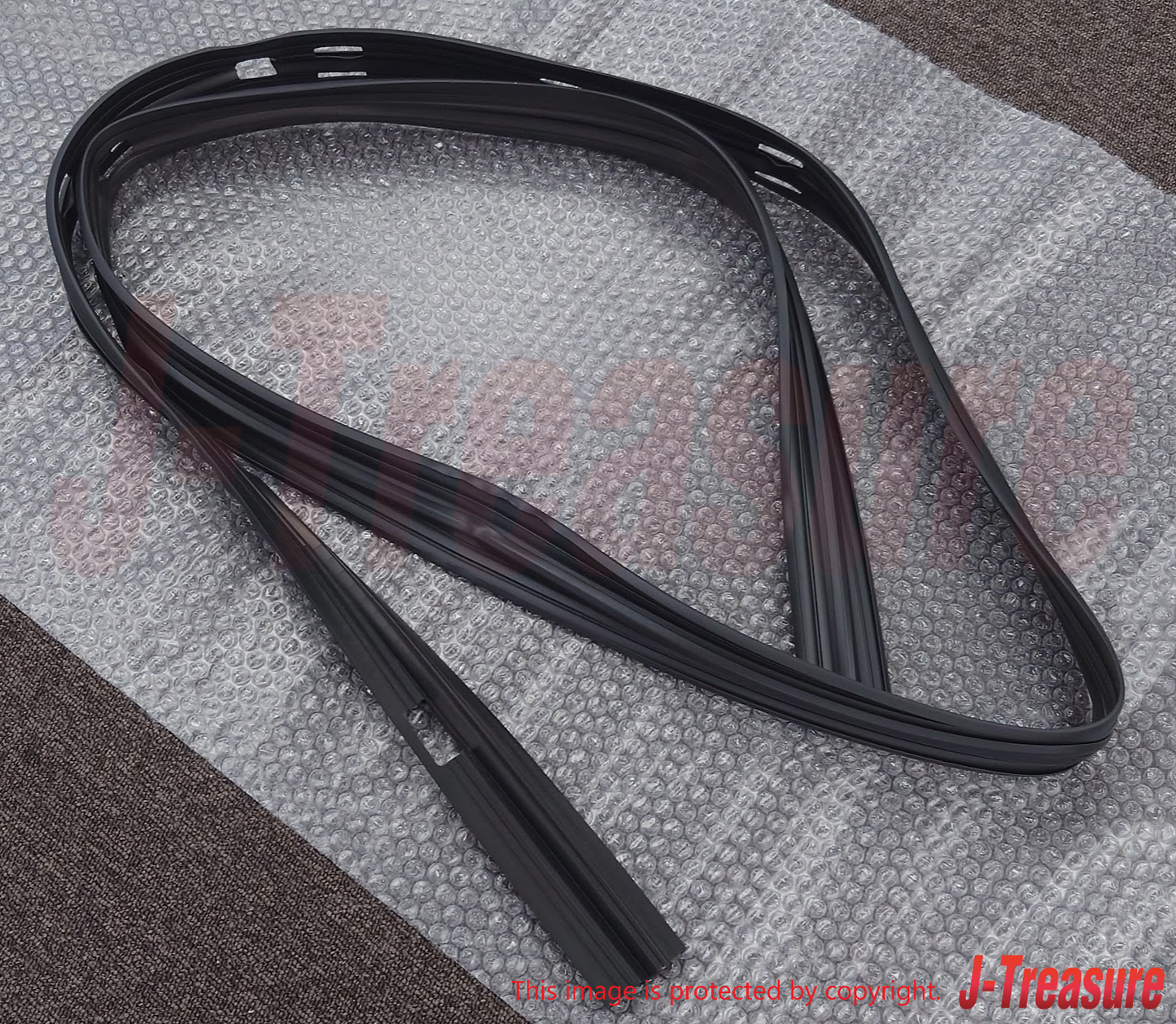 MITSUBISHI DELICA P0#W Genuine Rear Door Window Glass Runchannel RH & LH Set OEM