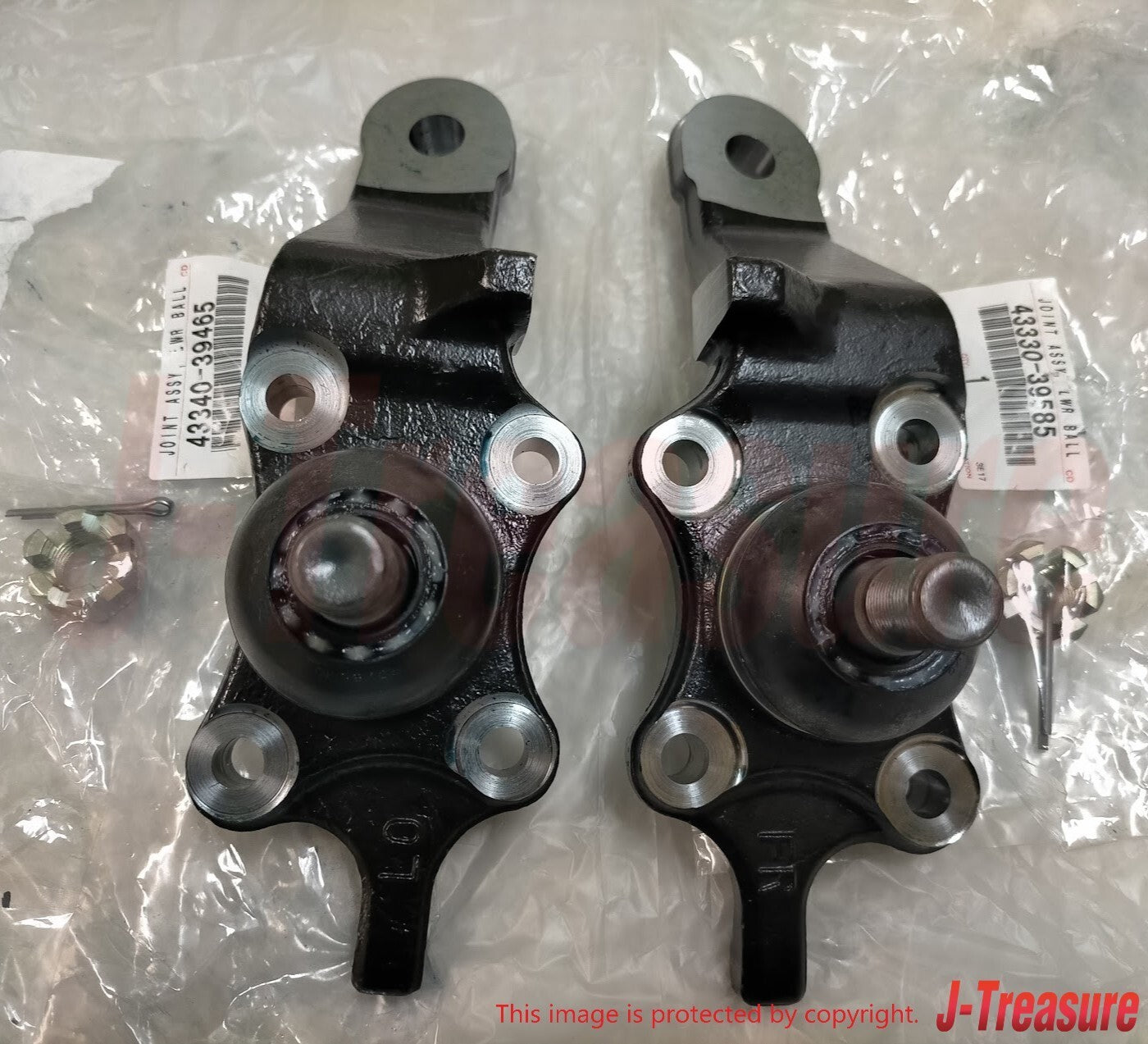 TOYOTA 4RUNNER LAND CRUISER Genuine Front Lower Ball Joint Right & Left Set OEM