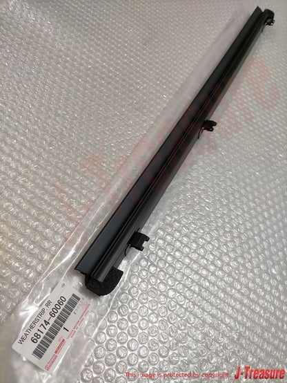 TOYOTA 4RUNNER '10-22 Genuine F & R Door Glass Inner Weatherstrip RH & LH Set