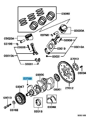 MITSUBISHI MONTERO V65W V65W 94-96 01-06 Genuine Sprocket Gear Pulley Plate set