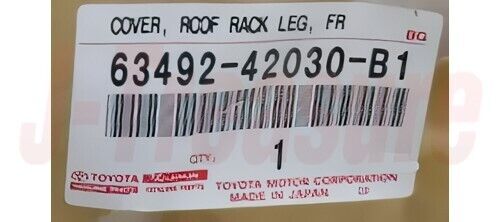 TOYOTA RAV4 ACA3# 08-12 Genuine Roof Rack Leg Cover Front LH 63492-42030-B1 OEM