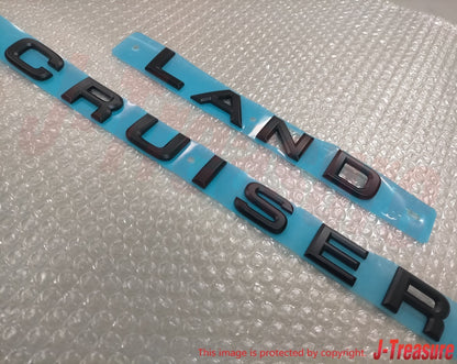 TOYOTA LAND CRUISER GR #JA300W 2021- Genuine Rear Emblem "LAND" "CRUISER" OEM