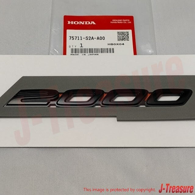 HONDA S2000 AP2 2008-2009 Genuine Fender Side Black Emblem Badge RH & LH Set OEM