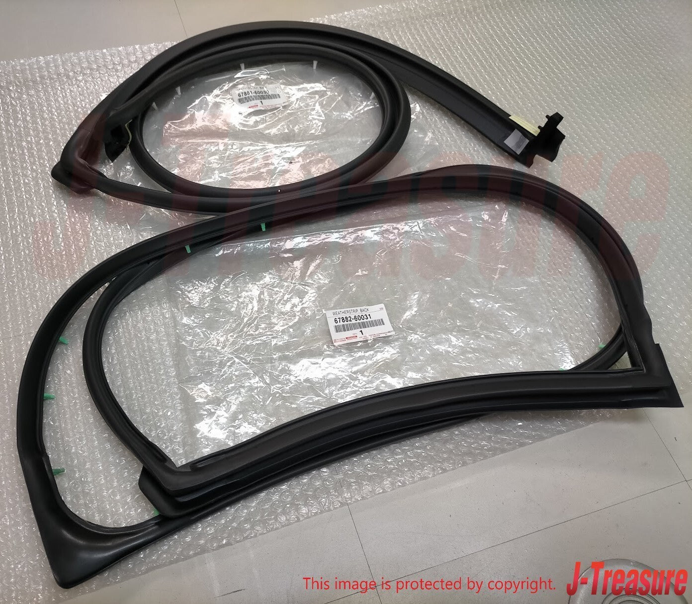TOYOTA LAND CRUISER '90-08 Genuine Back Barn Door Weatherstrip RH & LH Set