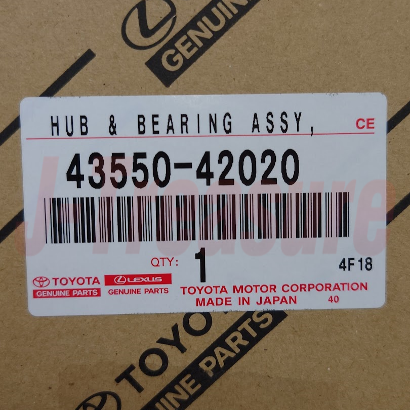 TOYOTA RAV4 ACA3# 06-18 Genuine Front Axle Hub Sub-Assy 43550-42020 x2 Set OEM