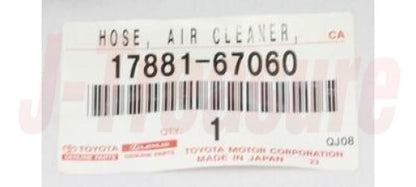 TOYOTA LAND CRUISER KZJ9# 96-02 Genuine Air Cleaner Hose No.1 17881-67060 OEM