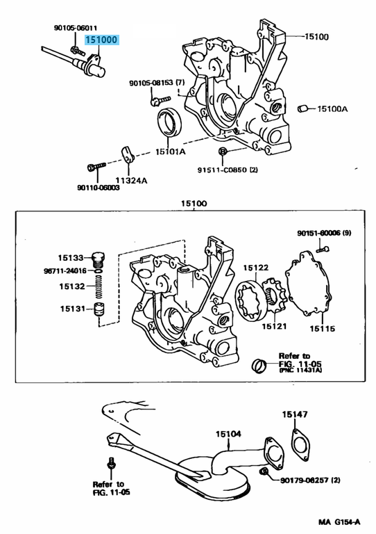 TOYOTA SUPRA JZA80 93-98 Genuine 2JZ-GTE Crank Position Sensor 90919-05006 OEM