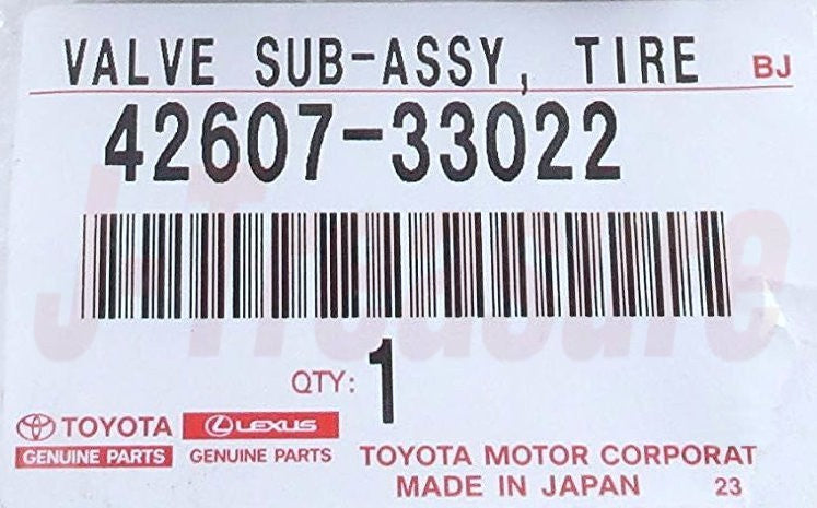 TOYOTA RAV4 ASA3# GSA3# '07-12 Genuine Tire Pressure Monitor Valve 42607-33022