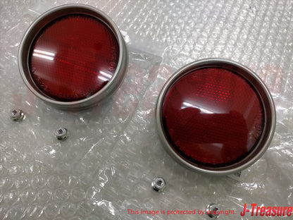 TOYOTA LAND CRUISER FJ40 FJ42 FJ43 58-73 Genuine Reflector Lens 2pcs Set OEM