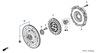 HONDA S2000 AP1 2000-2003 Genuine Flywheel Comp 22100-PCX-005 OEM