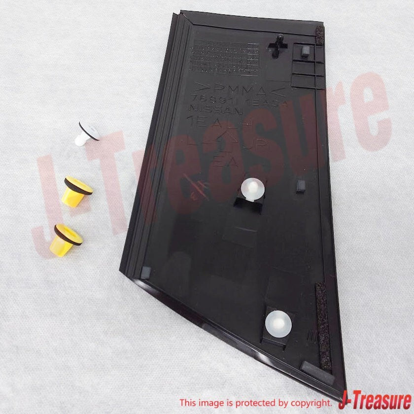 NISSAN FAIRLADY Z Z34 370Z 09-20 Genuine Lock Pillar Finisher LH & Grommet Set