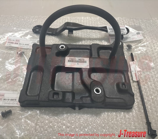 TOYOTA SUPRA JZA80 MK4 93-98 Genuine Battery Tray & Hold & Clamp & Nut Set OEM