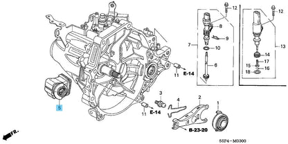 HONDA CR-V RD1 1998-2001 Genuine Clutch Release Fork Cylinder 22841-P20-000 OEM