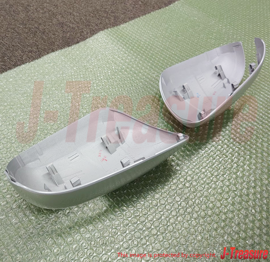TOYOTA VITZ YARIS SCION xD Genuine Outer Mirror Cover Silver Right Left Set OEM