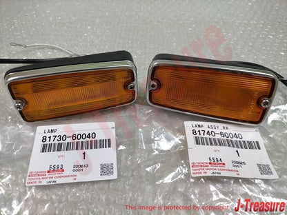 TOYOTA LAND CRUISER FJ40 FJ45 HJ45 Genuine Side Turn Signal Lamp RH & LH Set OEM