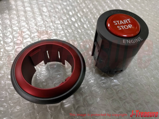NISSAN 370Z Z34 Genuine Ignition Switch Push Start Cover & Button Set OEM