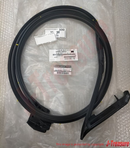 NISSAN 240SX SILVIA S13 89-94 Genuine Door Weatherstrip Seal Right Left Set OEM
