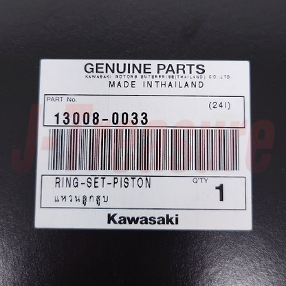 KAWASAKI KLR650 2008-2011 Genuine Piston Ring Set STD 13008-0033 OEM