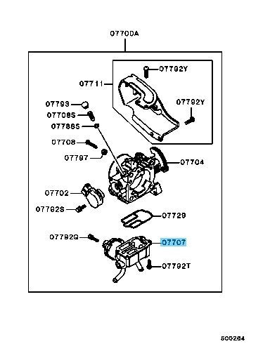 MITSUBISHI MONTERO V31V Genuine Fast Idle Air Valve MD614946 OEM