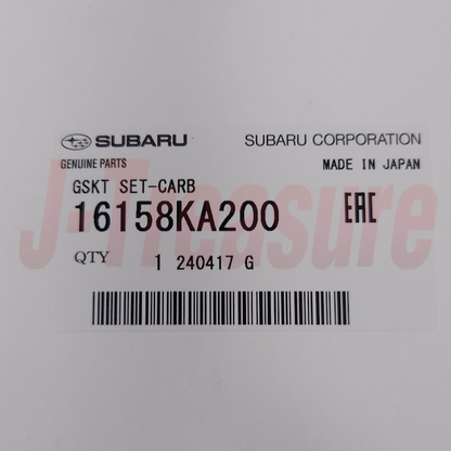 SUBARU SAMBAR KS3 KS4 KV3 KV4 Genuine Carburetor Gasket Set 16158KA200 OEM