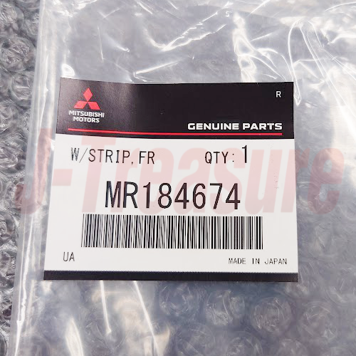MITSUBISHI LANCER EVO4 CN9A EVO5 6 CP9A Genuine Front Door Weatherstrip Set OEM