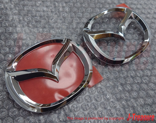 MAZDA RX-8 RX8 SE3P 2004-2008 Genuine Front & Rear Emblem Badge Set Chrome OEM