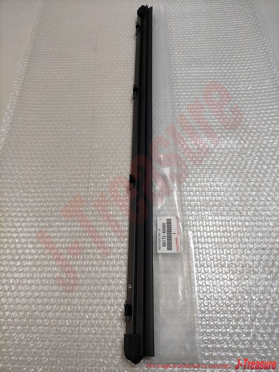 TOYOTA LAND CRUISER LX570 Genuine Front Door Glass Inner Weatherstrip Left OEM