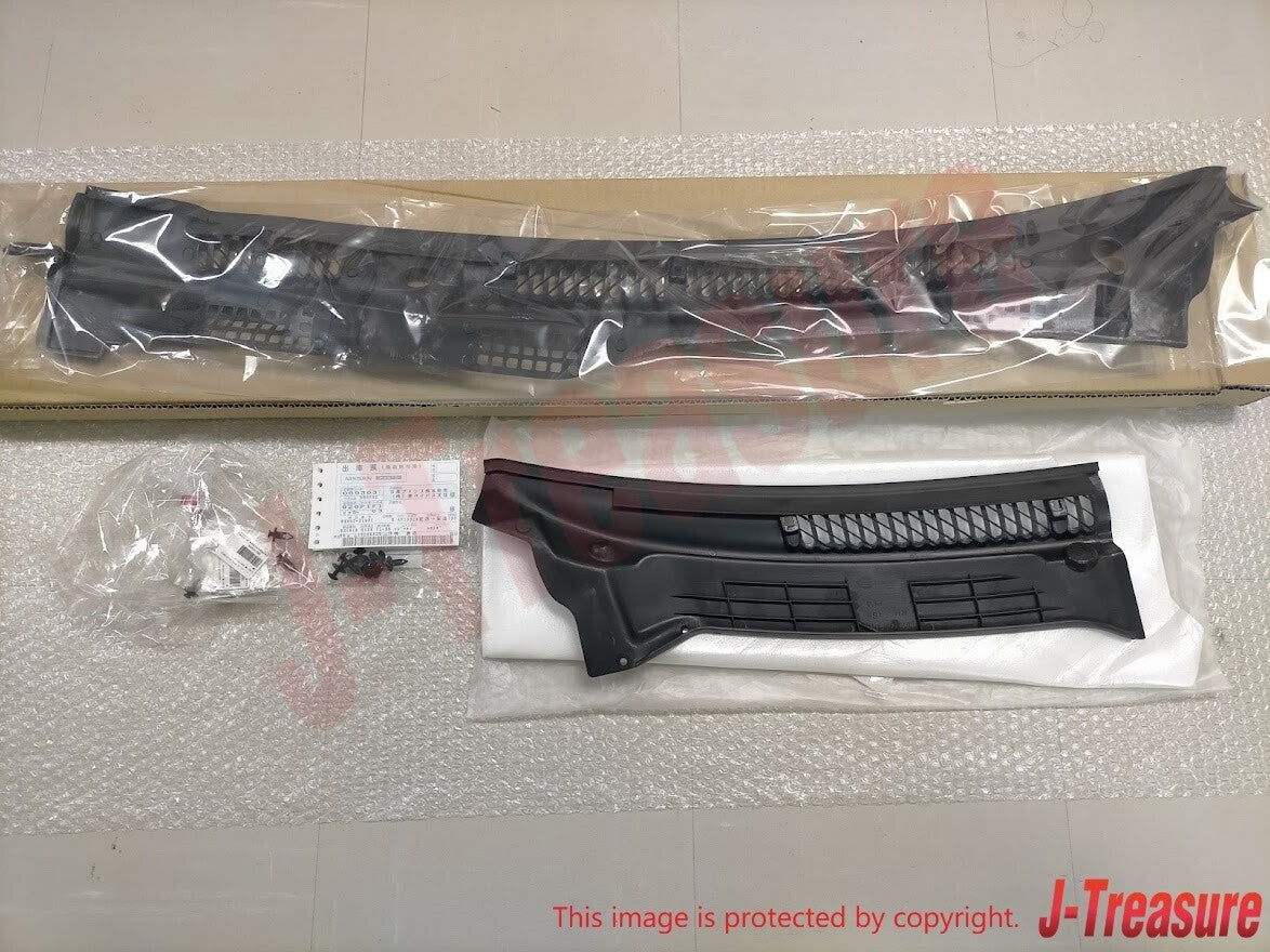 NISSAN FAIRLADY Z 300ZX Z32 RHD Genuine Cowl Top Grill Right Left & Clip Set OEM